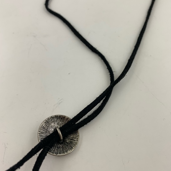 VINTAGE Silver Boho Lariat Necklace - Picture 3 of 3